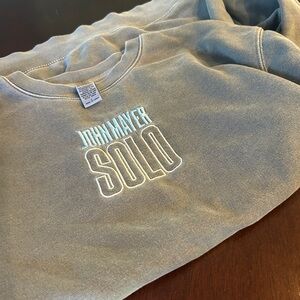 Gray John Mayer Solo Concert Sweatshirt